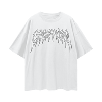 "STAPLE" WHITE OVERSIZED TEE