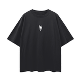 "ESSENTIAL" BLACK OVERSIZED TEE