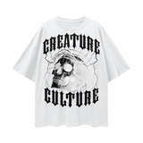 SINFUL DEATH OVERSIZED WHITE TEE