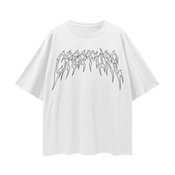 "STAPLE" WHITE OVERSIZED TEE