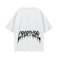 "STAPLE" WHITE OVERSIZED TEE