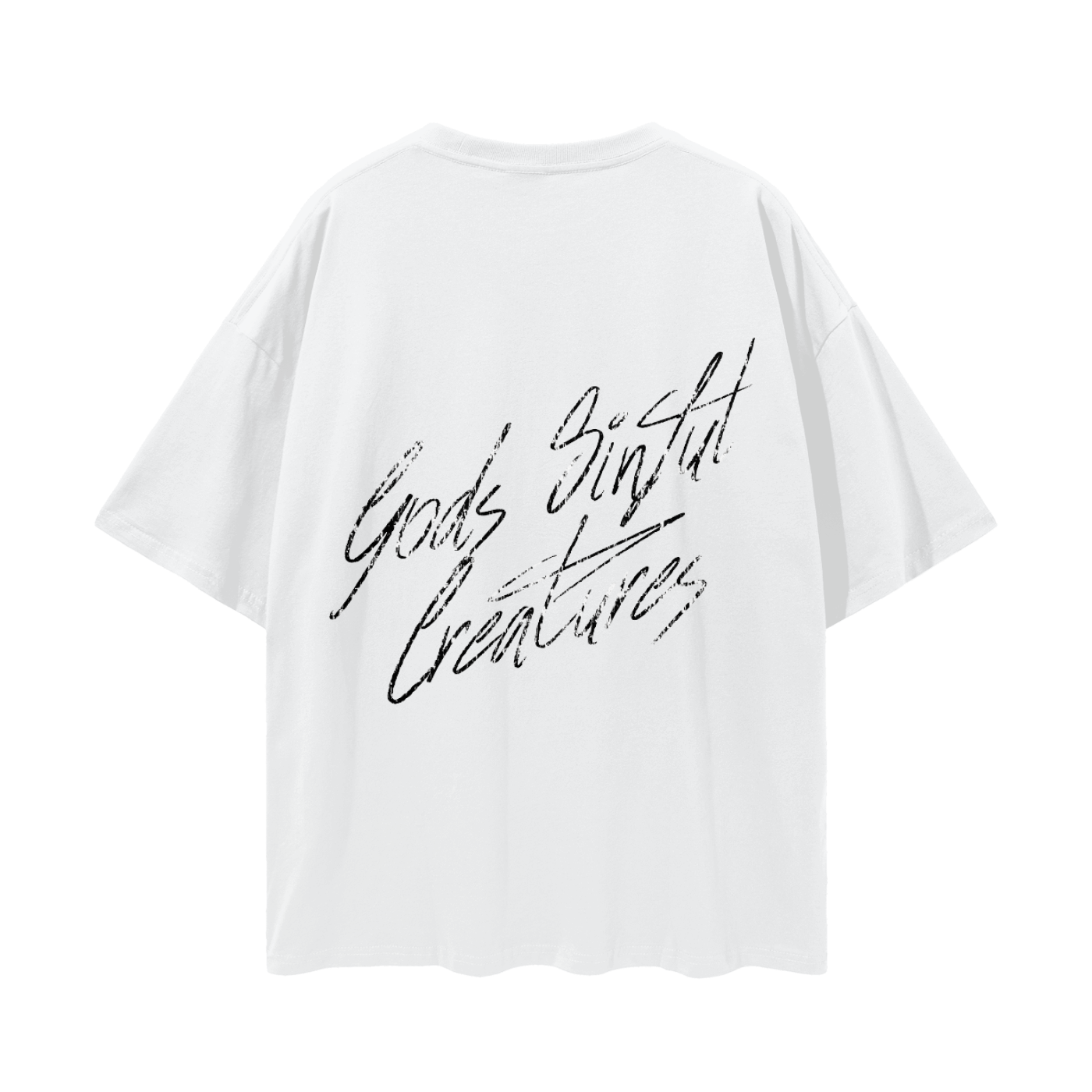REPENT OVERSIZED WHITE TEE