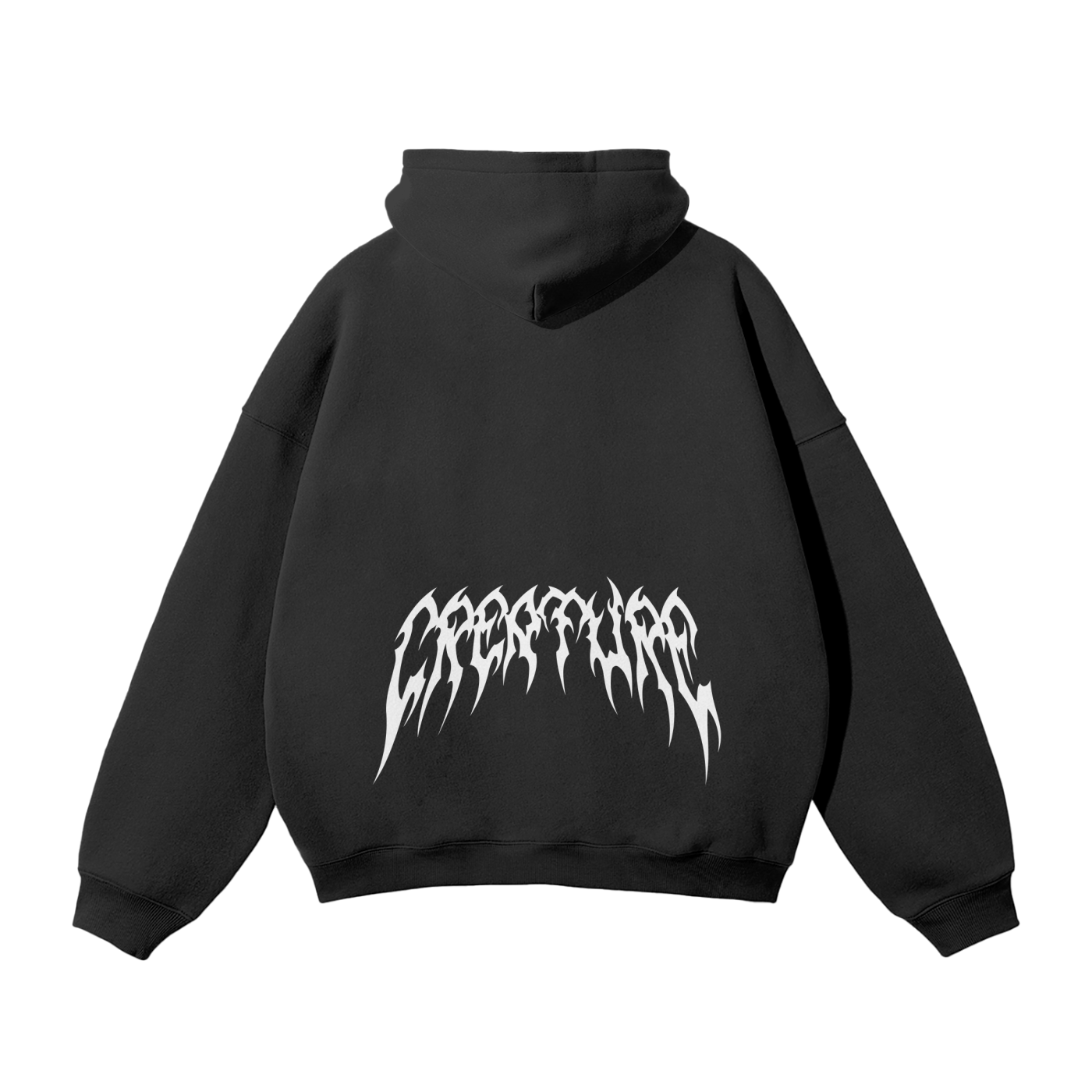 "STAPLE V2" BLACK OVERSIZED HOODIE
