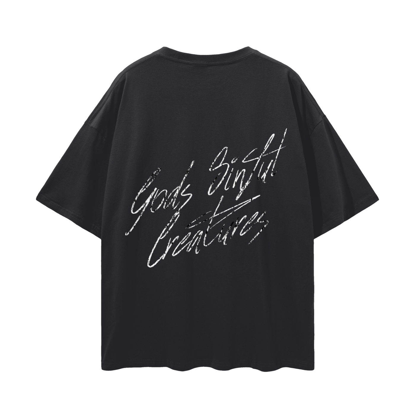 REPENT OVERSIZED BLACK TEE