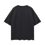 "DARKNESS TILL DAWN" BLACK OVERSIZED TEE