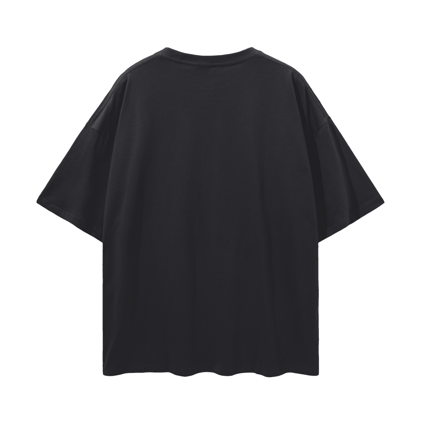 "DARKNESS TILL DAWN" BLACK OVERSIZED TEE
