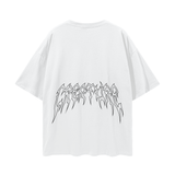 DIVINE CONNECTION OVERSIZED WHITE TEE