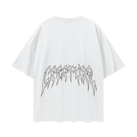 DIVINE CONNECTION OVERSIZED WHITE TEE