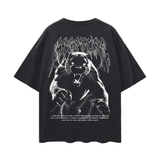 "ON THE HUNT" BLACK OVERSIZED TEE