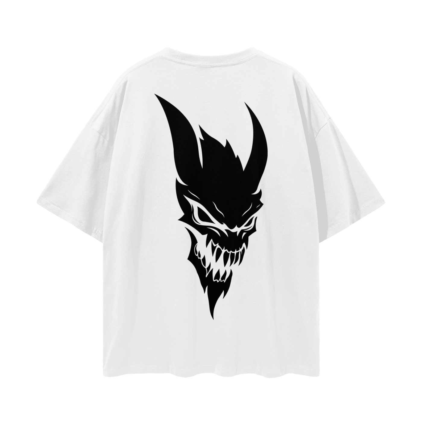 "ESSENTIAL" WHITE OVERSIZED TEE