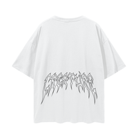"STAPLE" WHITE OVERSIZED TEE