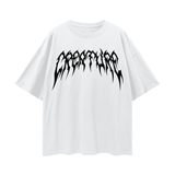 "STAPLE" WHITE OVERSIZED TEE