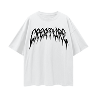 "STAPLE" WHITE OVERSIZED TEE