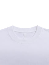 "STAPLE" WHITE OVERSIZED TEE
