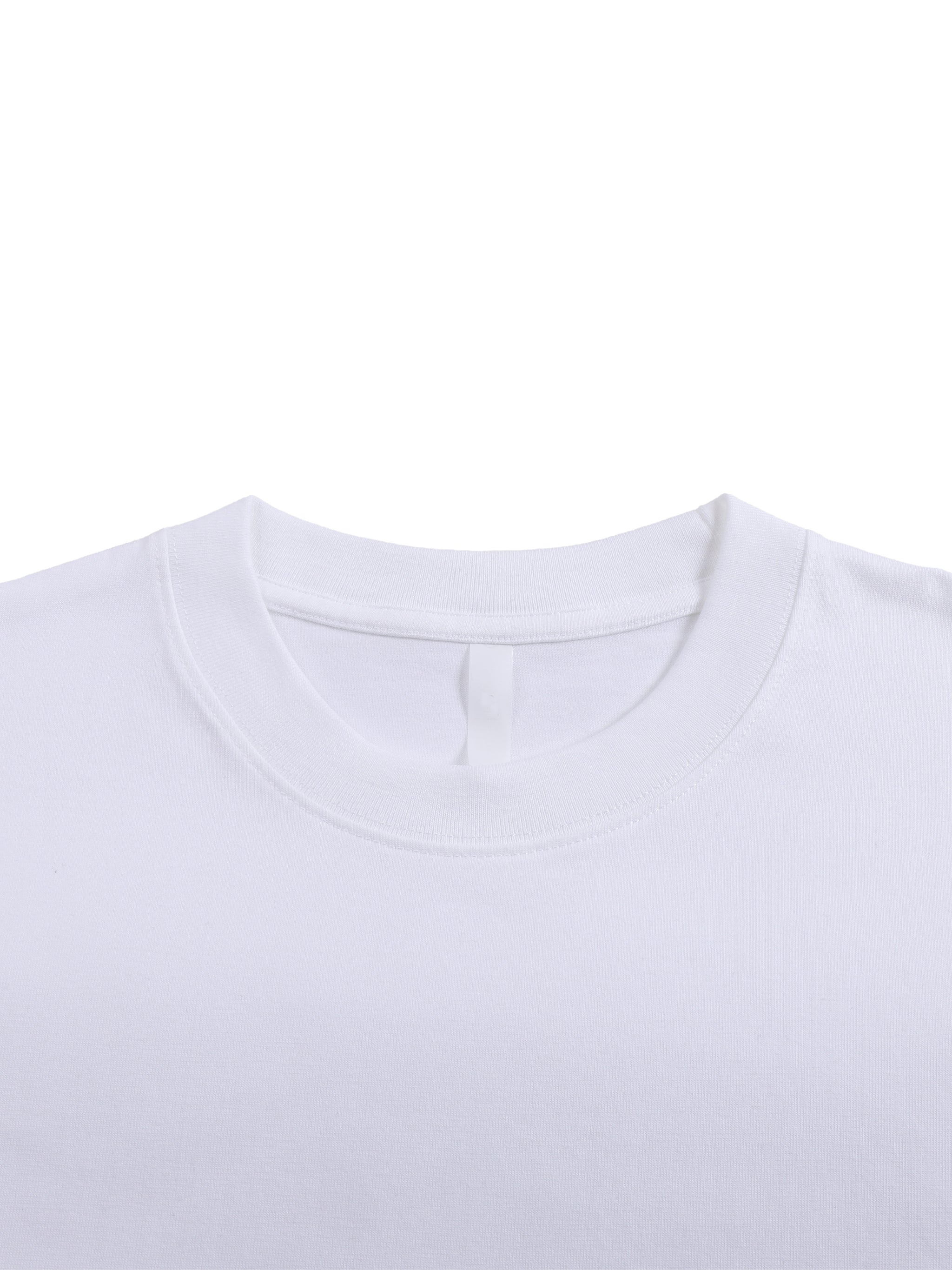 "STAPLE" WHITE OVERSIZED TEE
