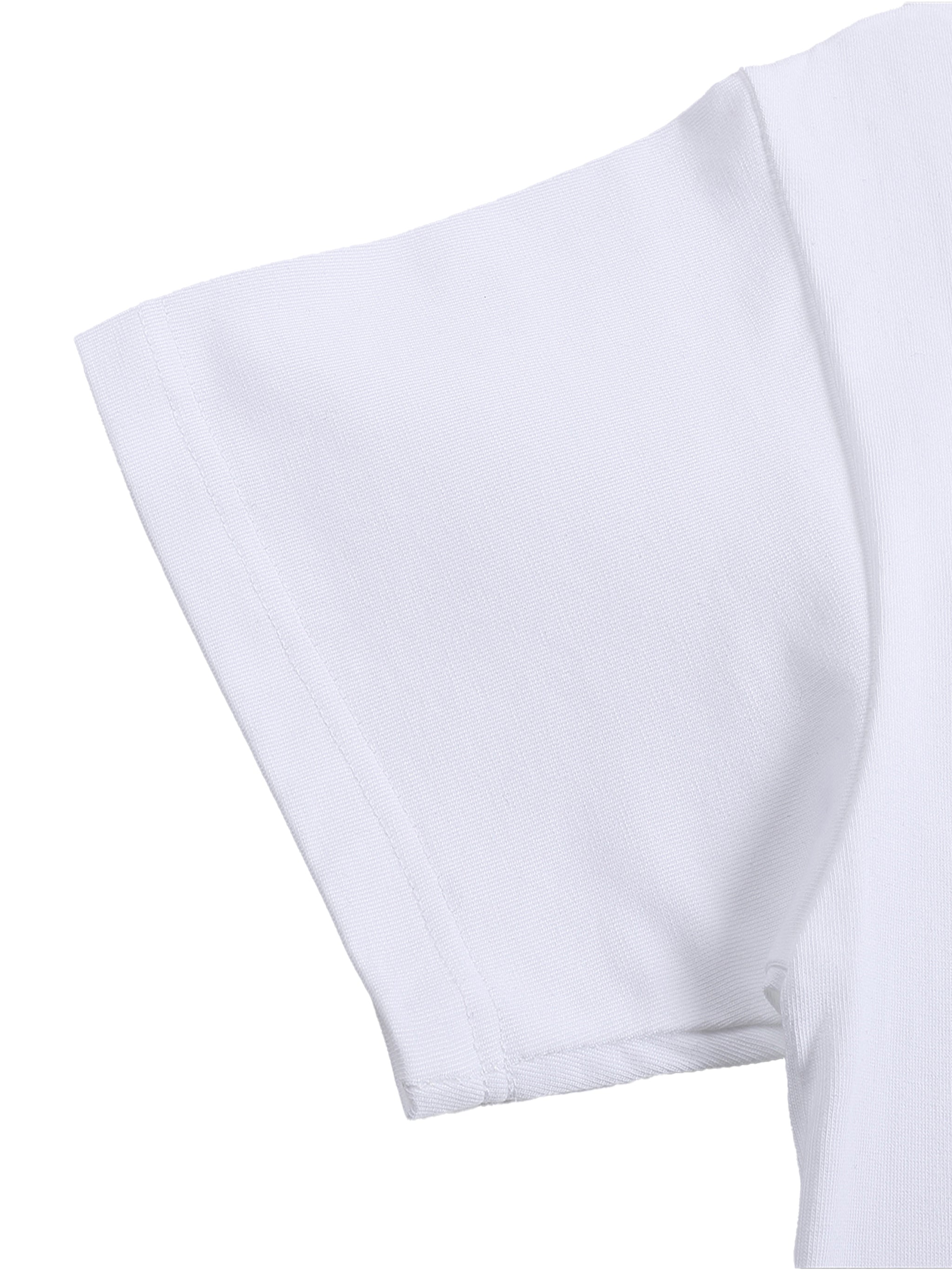 "STAPLE" WHITE OVERSIZED TEE