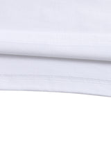 "STAPLE" WHITE OVERSIZED TEE