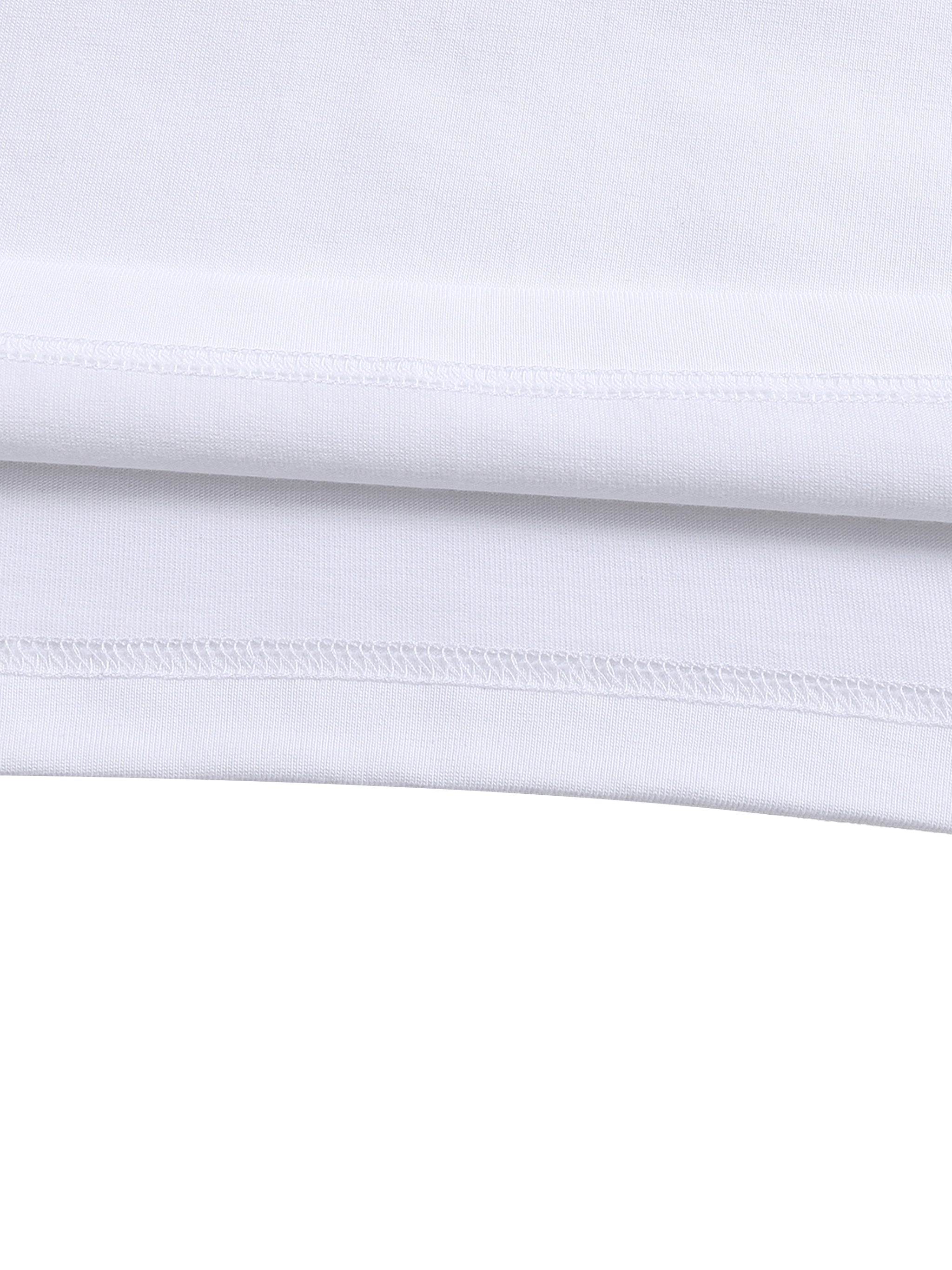 "STAPLE" WHITE OVERSIZED TEE