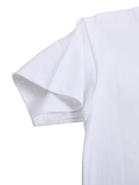 "STAPLE" WHITE OVERSIZED TEE