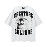 SINFUL DEATH OVERSIZED WHITE TEE