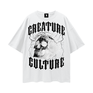 SINFUL DEATH OVERSIZED WHITE TEE