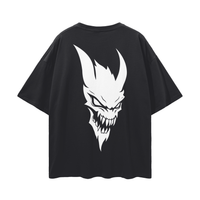 "ESSENTIAL" BLACK OVERSIZED TEE