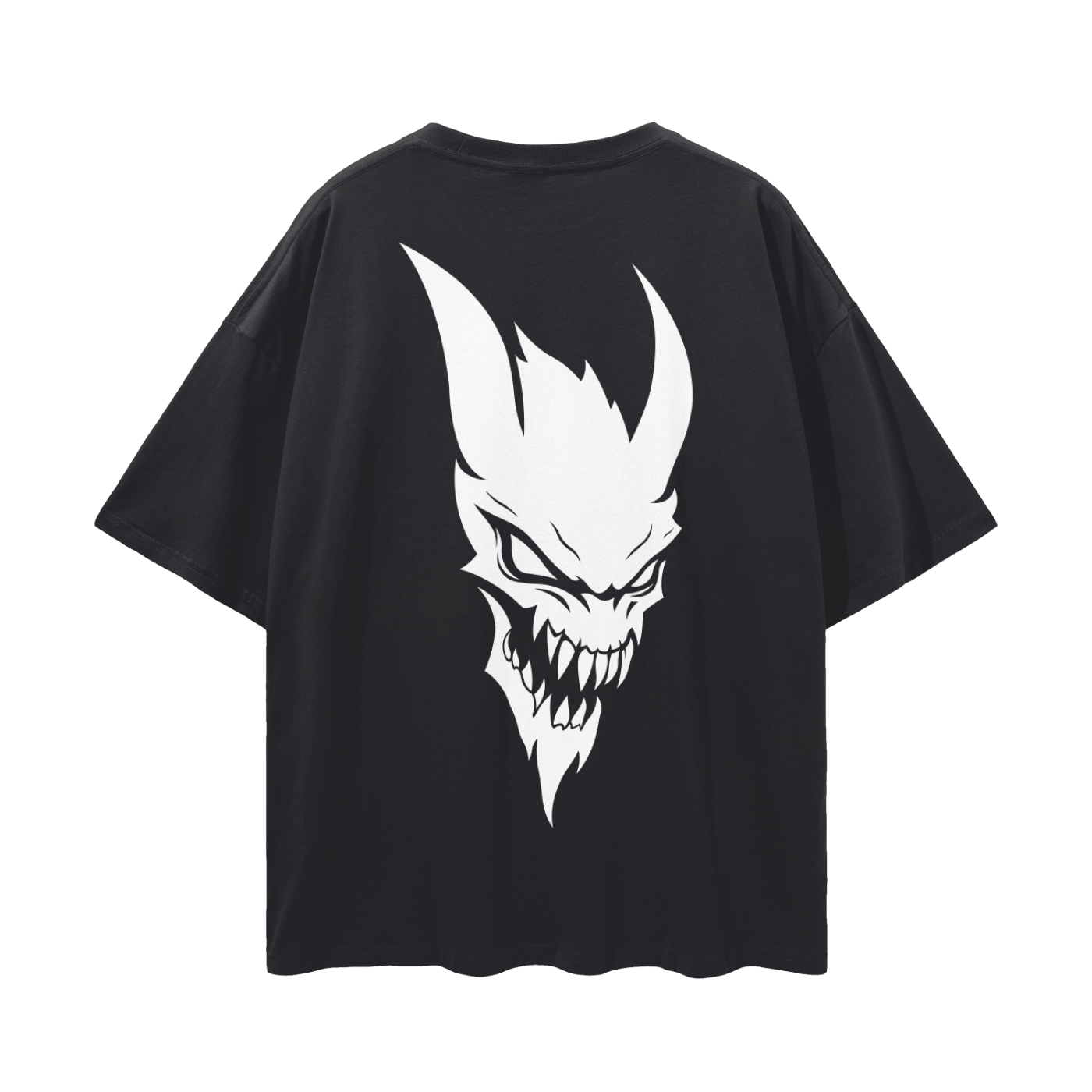 "ESSENTIAL" BLACK OVERSIZED TEE