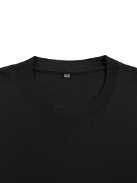 "STAPLE" BLACK OVERSIZED TEE