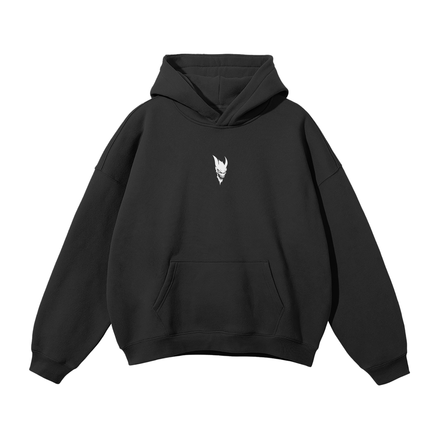 "ESSENTIAL" BLACK OVERSIZED HOODIE