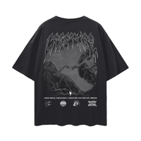 FREE WILL OVERSIZED BLACK TEE