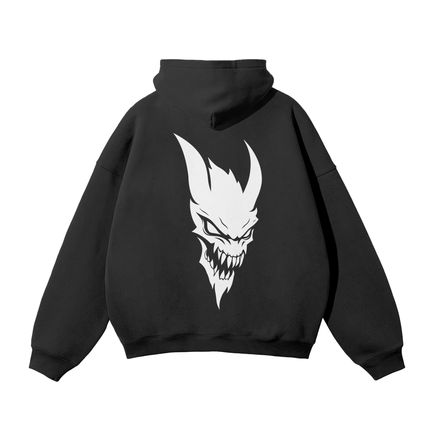 "ESSENTIAL" BLACK OVERSIZED HOODIE