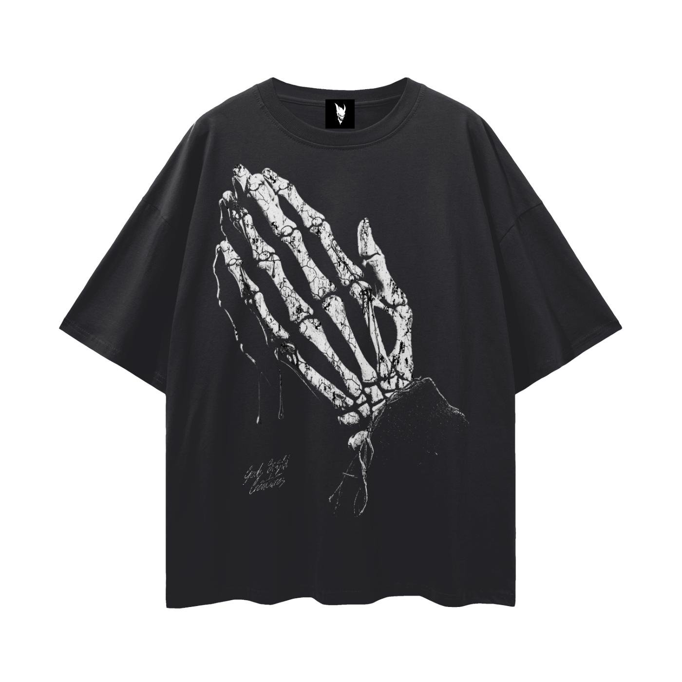 REPENT OVERSIZED BLACK TEE