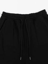 "STAPLE" BLACK STRAIGHT JOGGERS