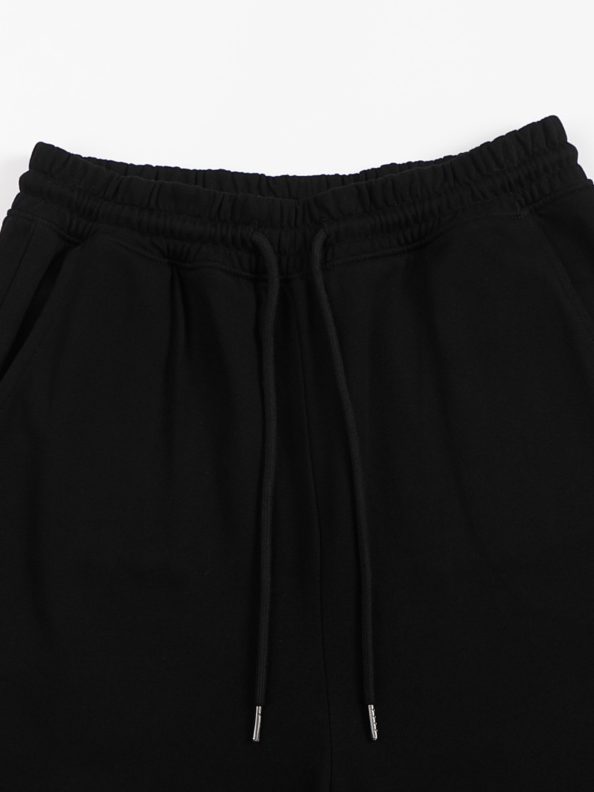"STAPLE" BLACK STRAIGHT JOGGERS