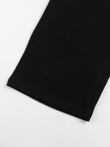 "STAPLE" BLACK STRAIGHT JOGGERS