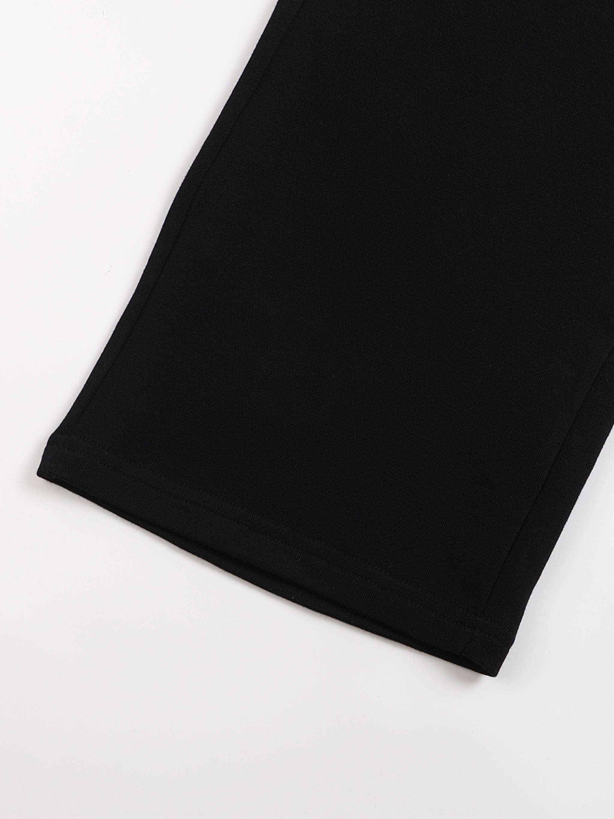"STAPLE" BLACK STRAIGHT JOGGERS