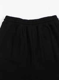 "STAPLE" BLACK STRAIGHT JOGGERS