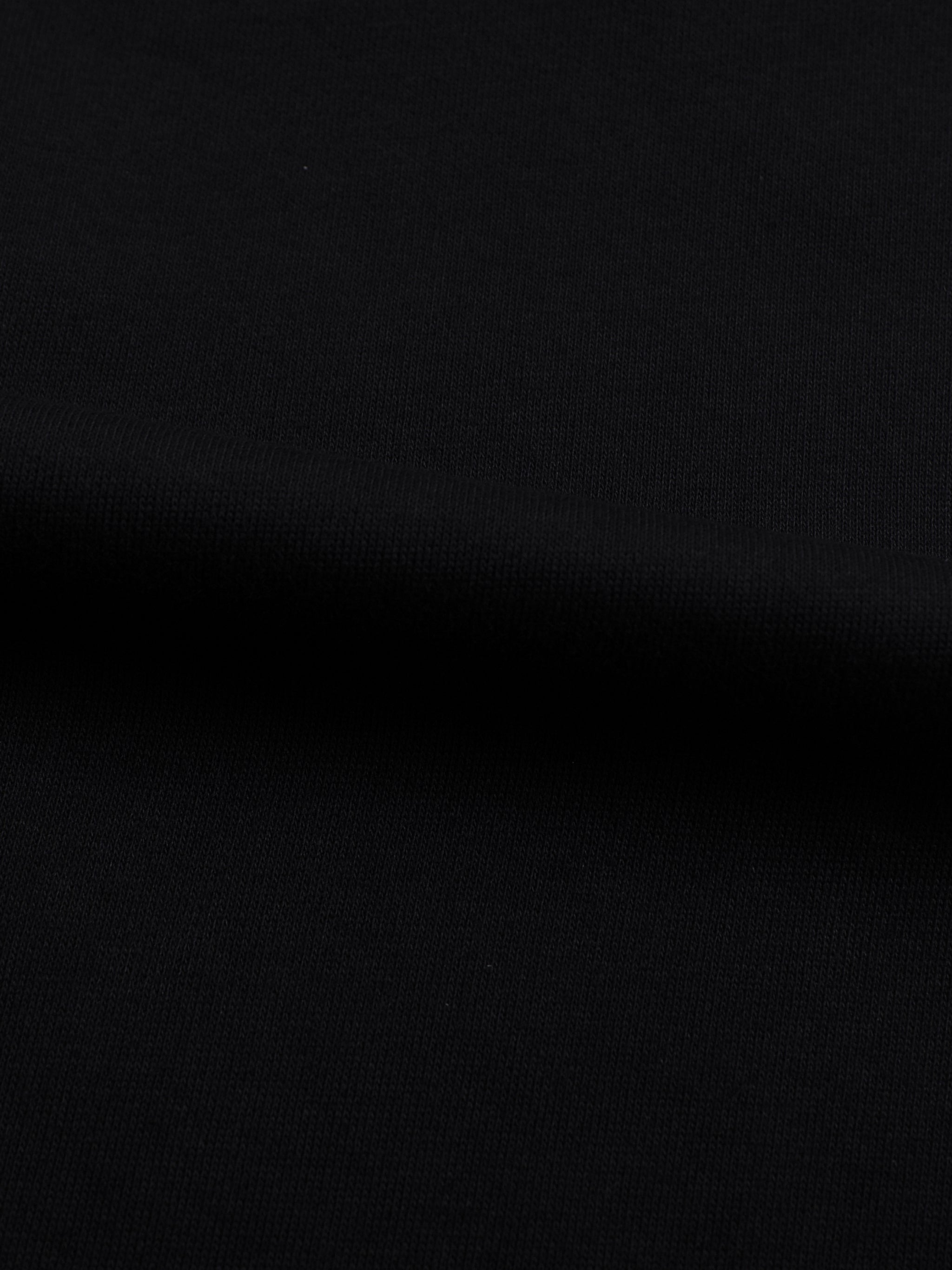 "STAPLE" BLACK STRAIGHT JOGGERS