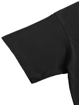 "STAPLE" BLACK OVERSIZED TEE