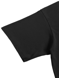 "STAPLE" BLACK OVERSIZED TEE