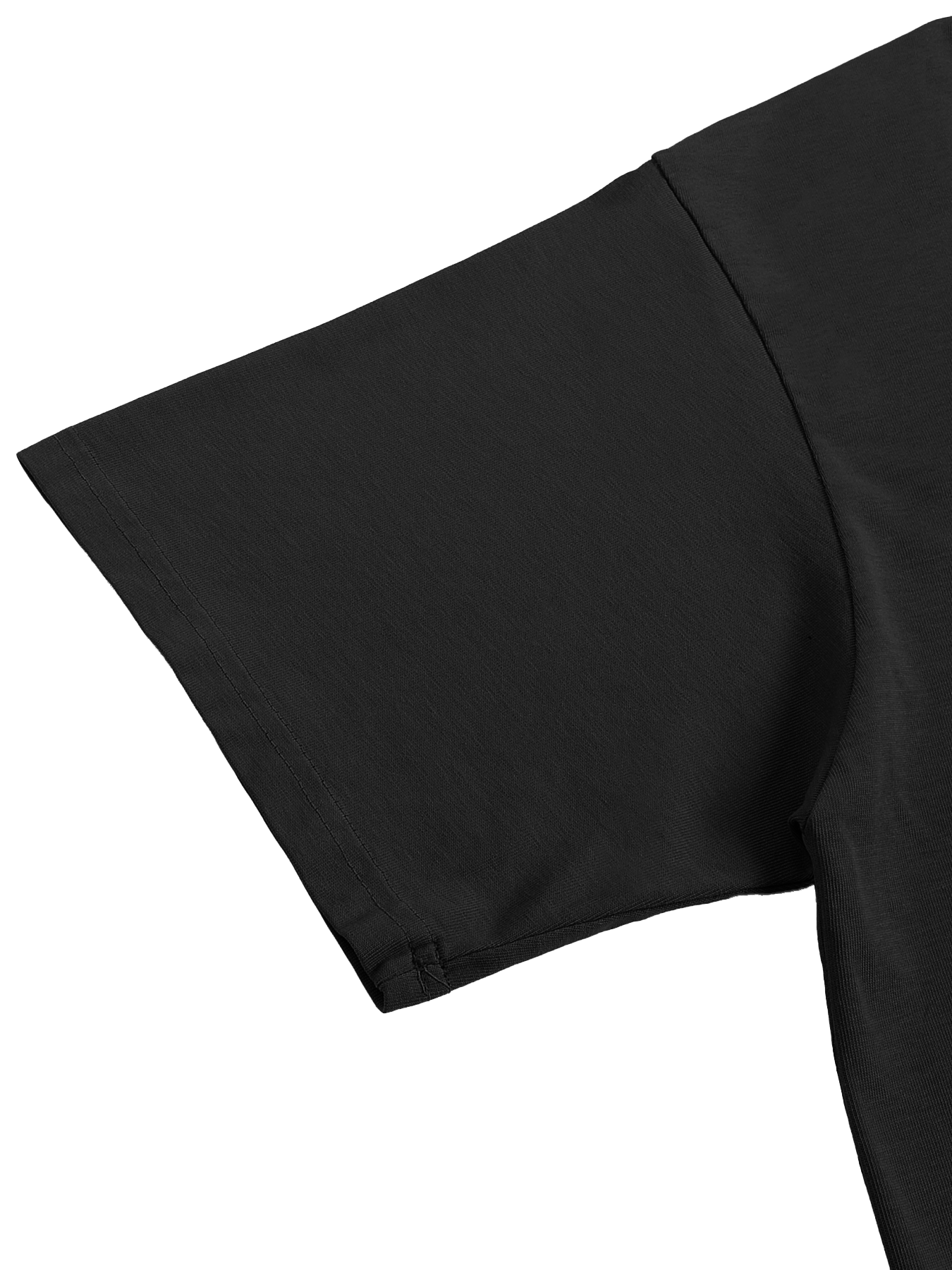 "STAPLE" BLACK OVERSIZED TEE