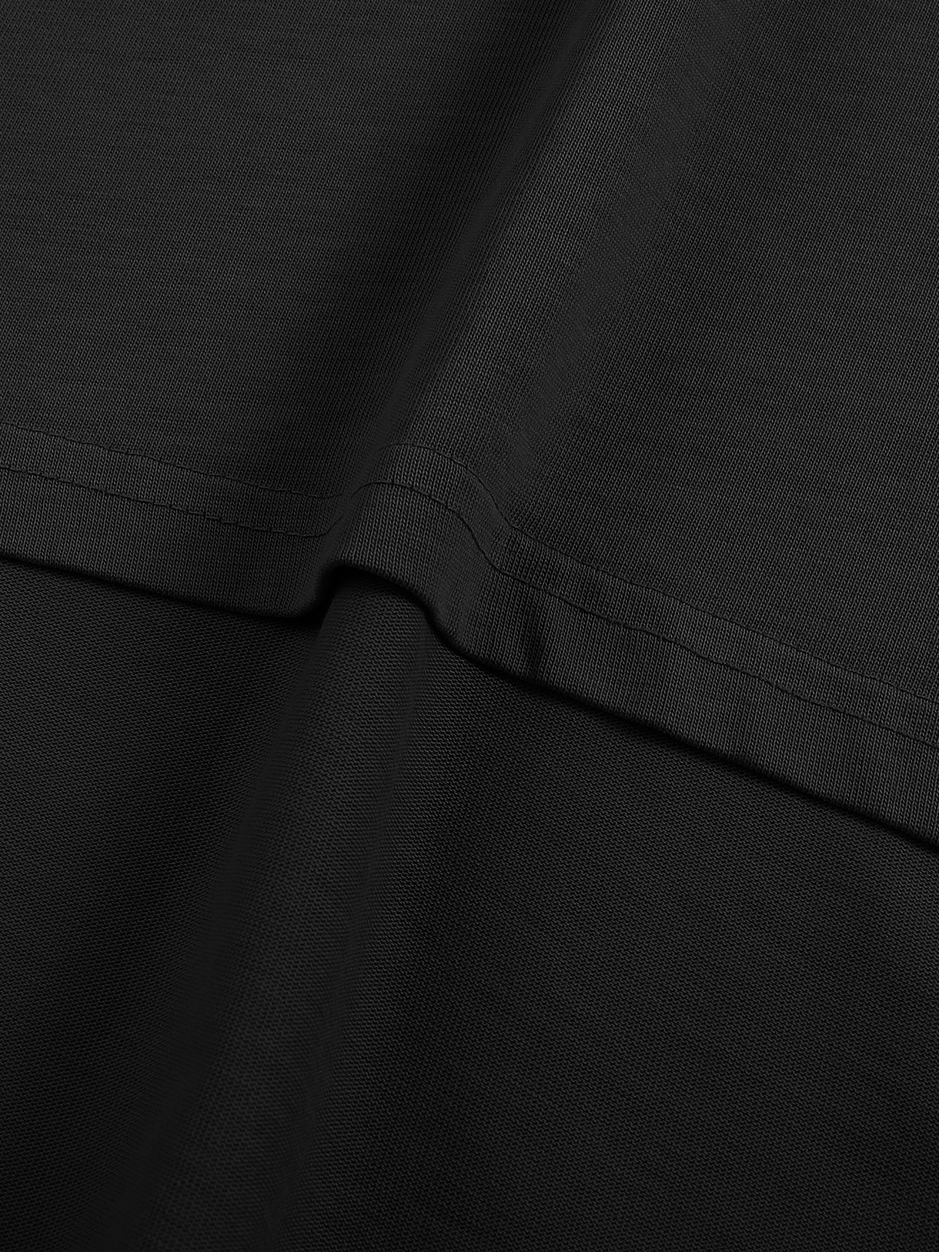 "STAPLE" BLACK OVERSIZED TEE