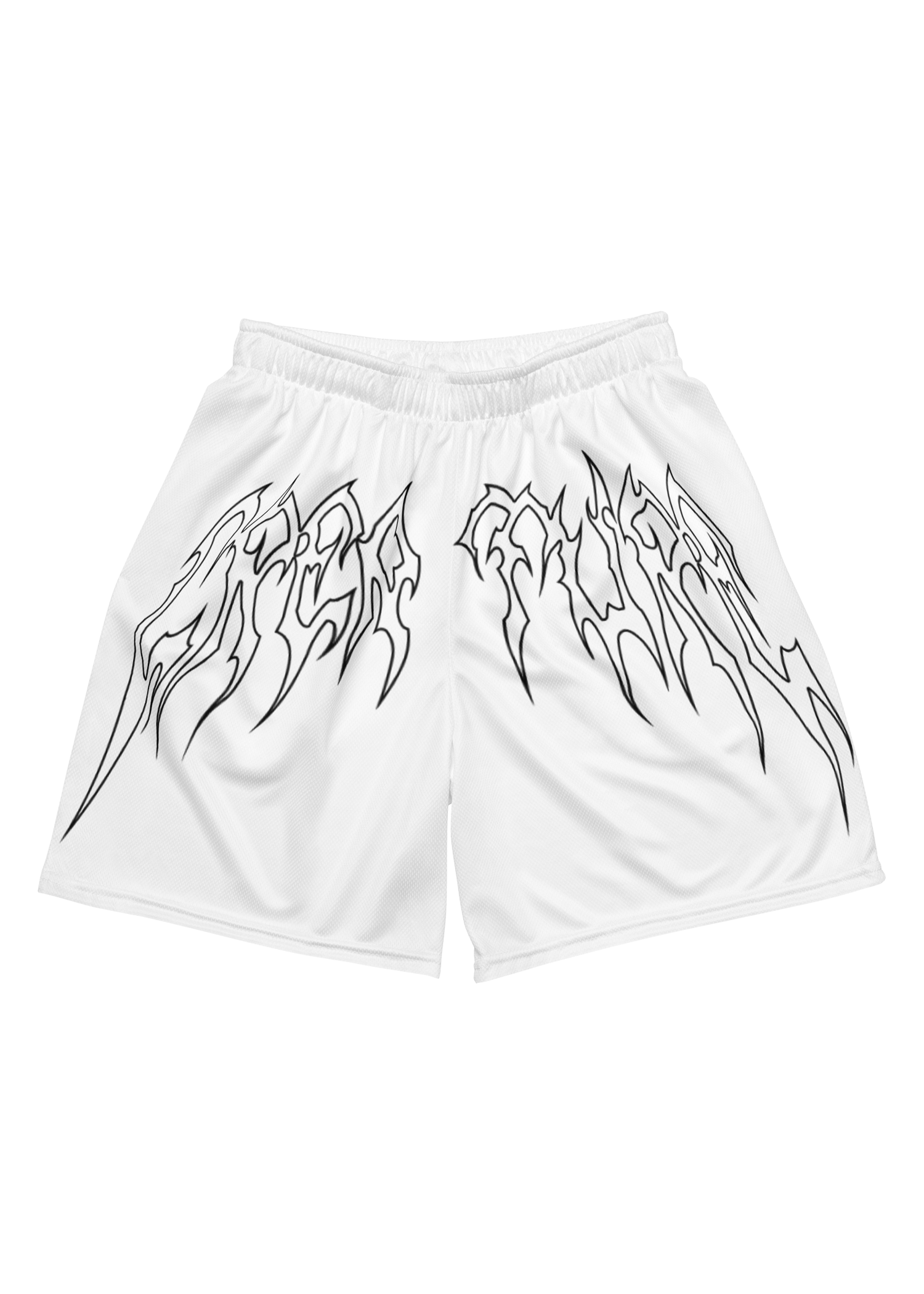 "STAPLE V2" WHITE MESH SHORTS